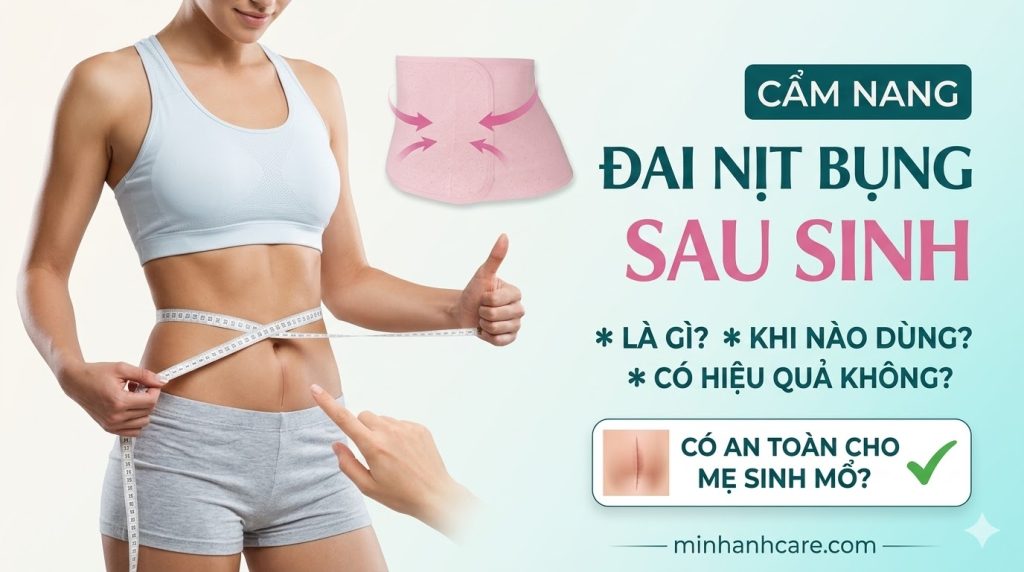 đai nịt bụng sau sinh - MinhAnhCare.com